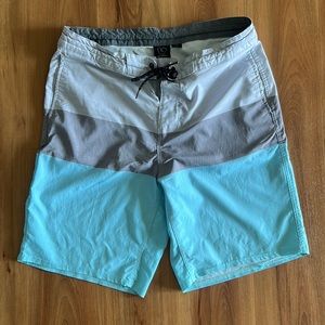Men’s BurnSide BathingSuit Board Shorts Size 30